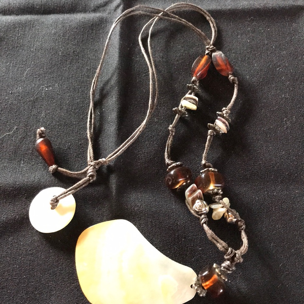 Bohemian shell necklace